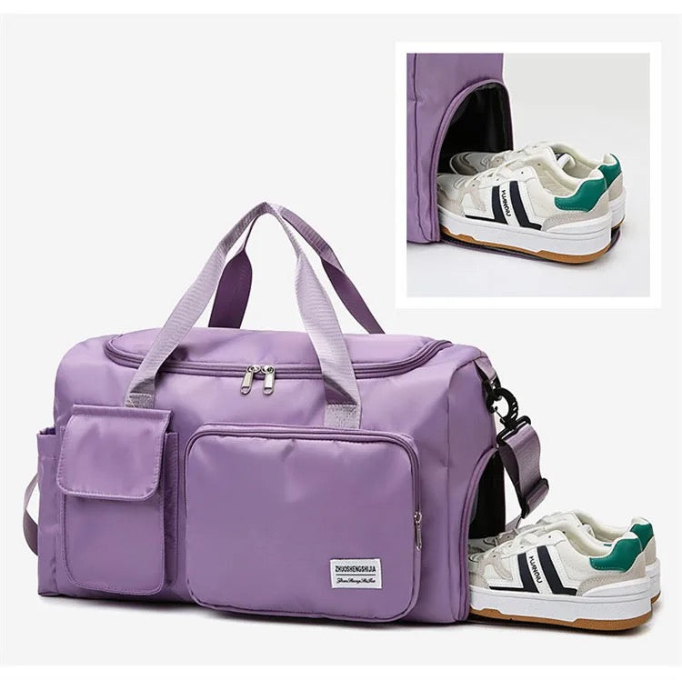 Kalsten | Traventix Travel Bag with Multiple Compartments | Waterproof & Lightweight | Sports, Fitness & Weekend Bag for Men & Women