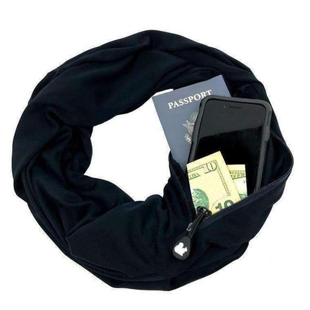 Multi-Way Infinity Scarf with Pocket | Kalsten