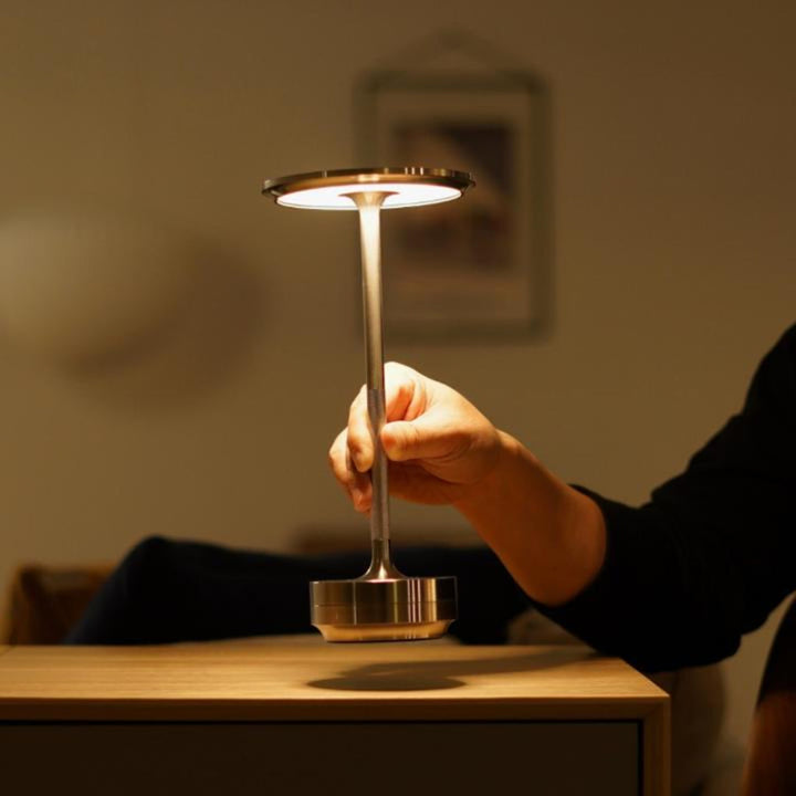 Portable Cordless Table Lamp | Dimmable, Rechargeable & Ideal for Indoor and Outdoor Use | Kalsten