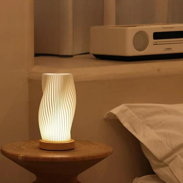 WaveGlow Dual Shade USB Table Lamp Kalsten