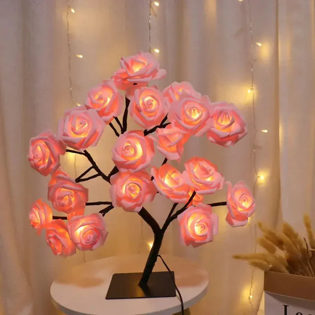 LED Tree Table Lamp – Romantic Decorative Light, Warm Light, Perfect for Living Room and Bedroom | Kalsten