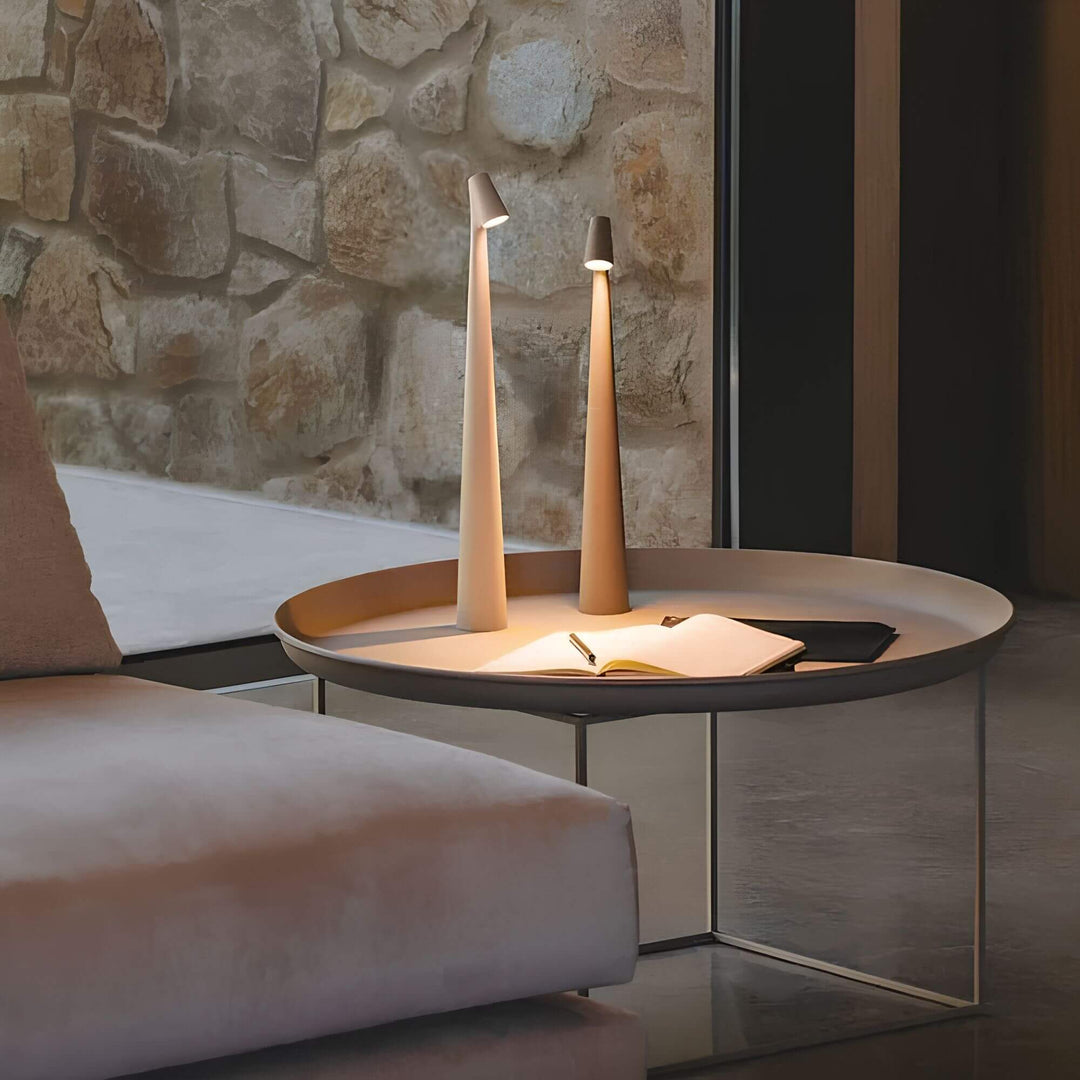 Minimalistic LED Table Lamp | Wireless | Dimmable | Reading Lamp | Dining Room Lighting | Kalsten