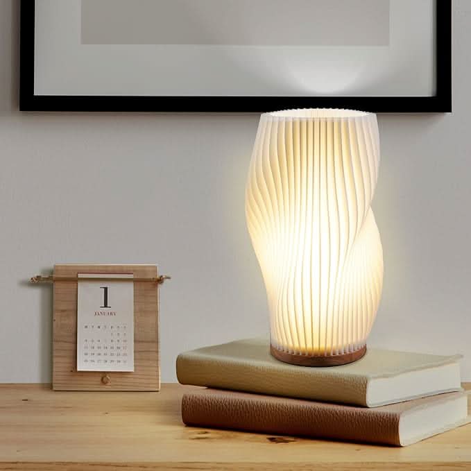 Wavecrest Lamp – Sleek USB-Powered Dimmable Table Lamp | Kalsten