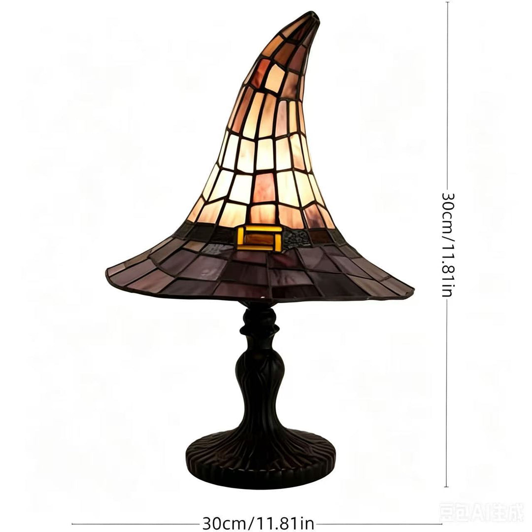 Halloween-Themed Witch Hat Table Lamp Kalsten