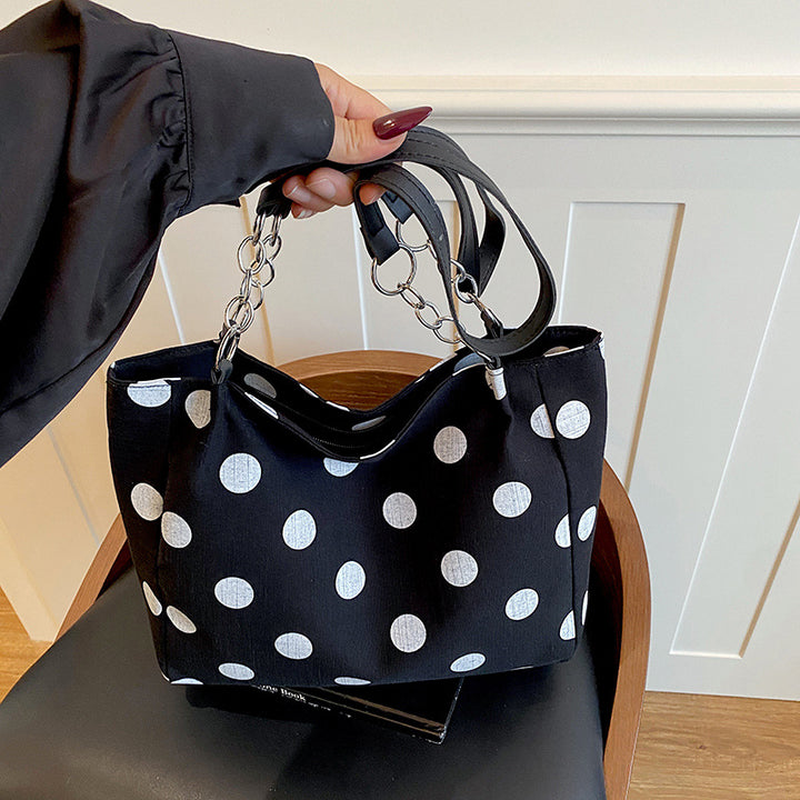 Stylish Polka Dot Tote