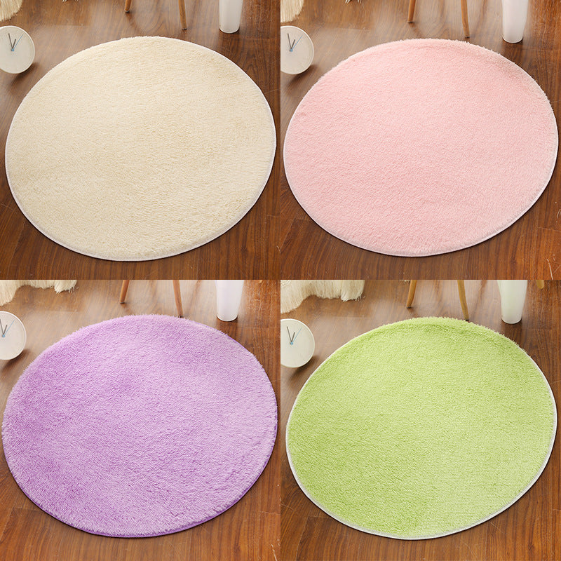Plush Round Area Rug Kalsten 1790150822