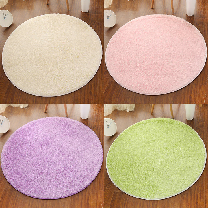 Plush Round Area Rug Kalsten 1790150822