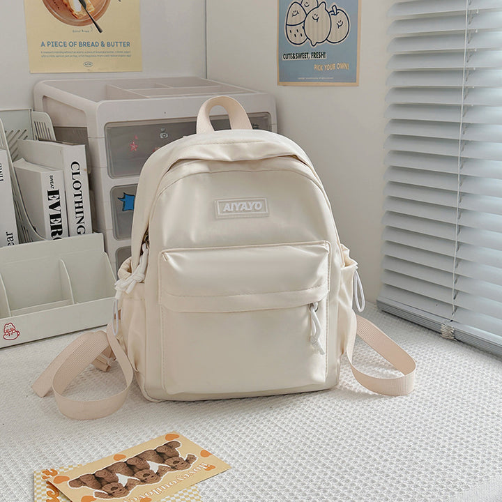 Compact Multi-Pocket School Backpack