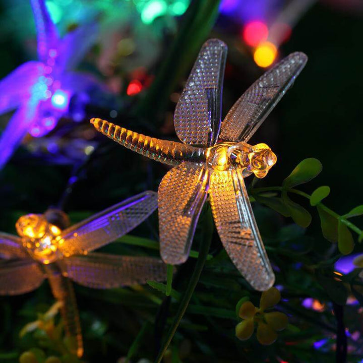Kalsten | Outdoor Solar Dragonfly Waterproof LED Lights Festival Party Decoration String Lights