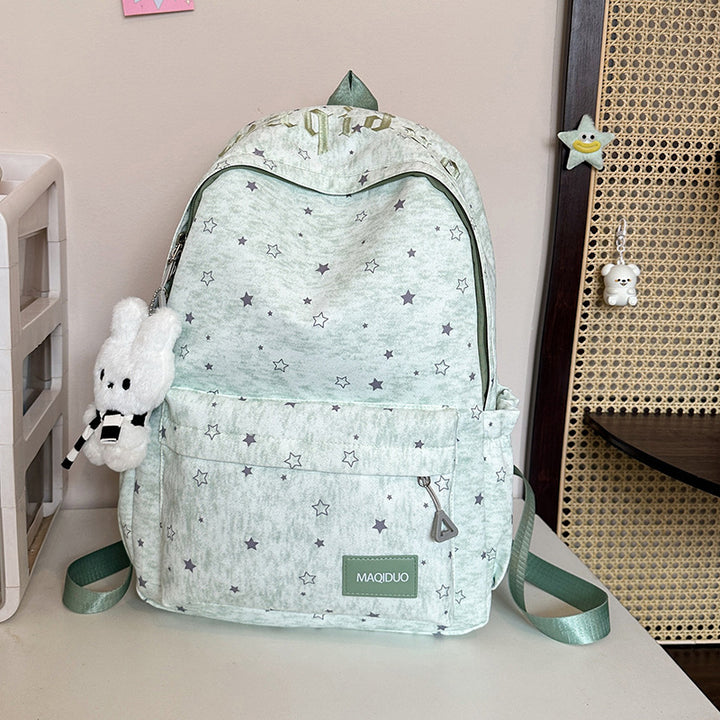 Star-Embellished Casual Backpack Kalsten