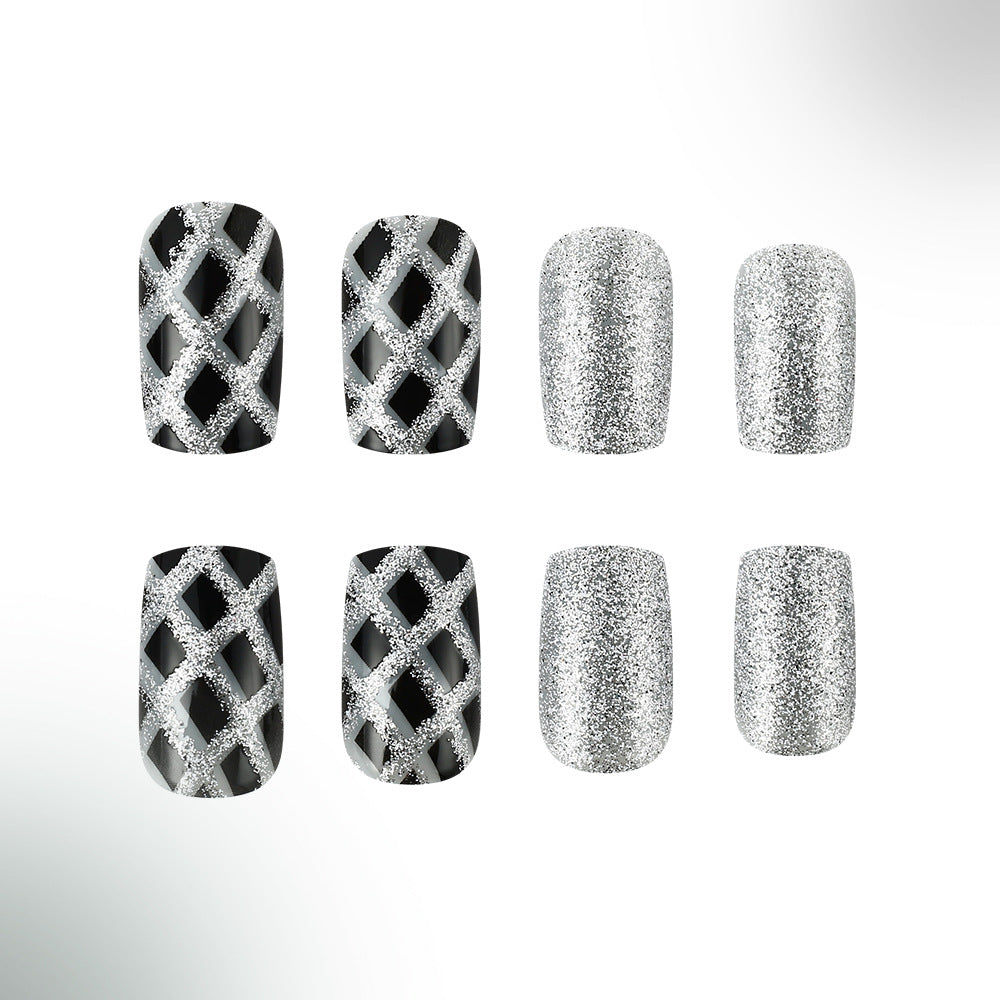 Glamorous Artistic Press-On Nail Set Kalsten