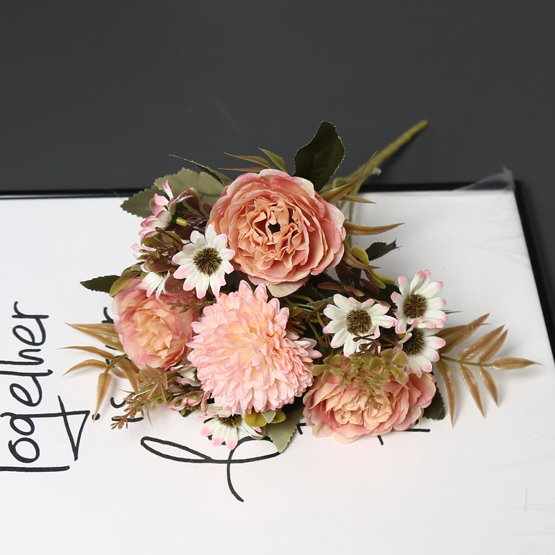 Decorative Faux Flower Arrangement for Home Display