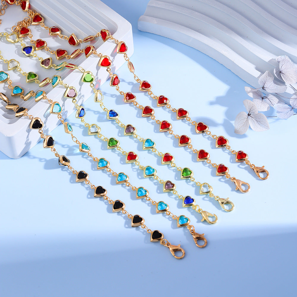 Heart-Shaped Charm Bracelet Kalsten