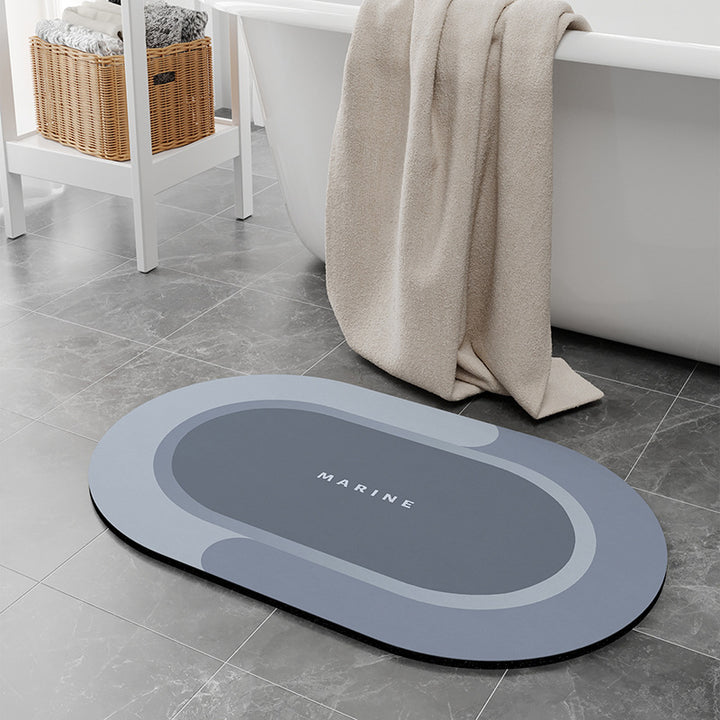 Contemporary Non-Slip Bath Mat