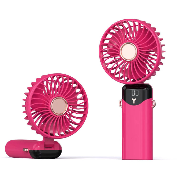 Portable Mini Fan with USB Charging and Digital Display Kalsten