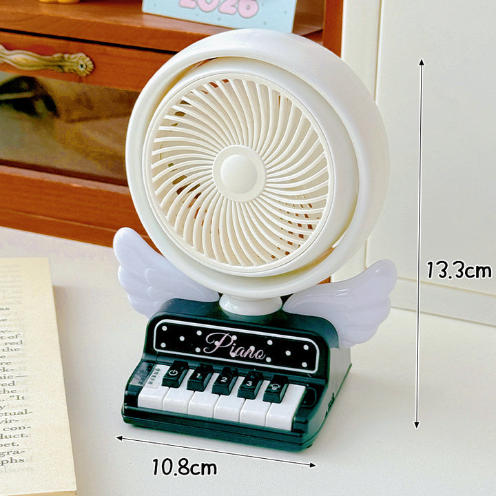 Unisex Portable Mini Fan in Playful Piano Design Kalsten