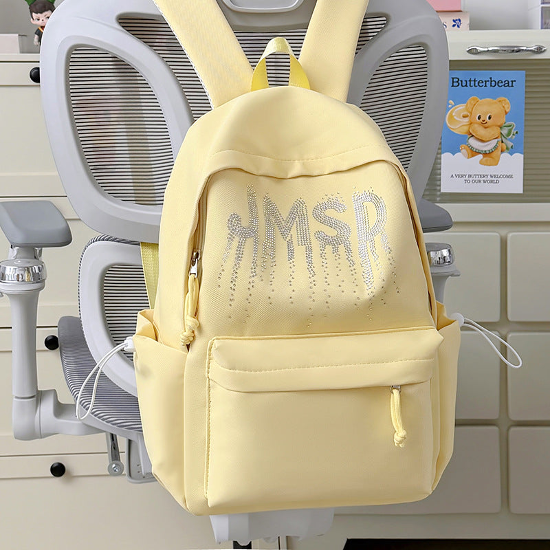 Decorative Rhinestone-Embellished Backpack Kalsten