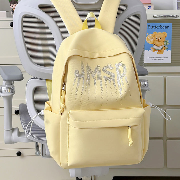 Decorative Rhinestone-Embellished Backpack Kalsten