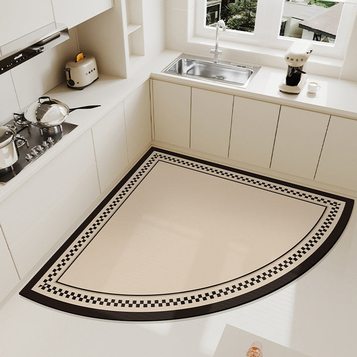 Heart-Shaped Kitchen Mat