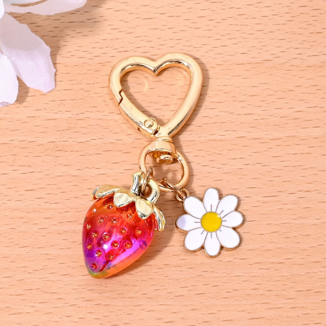 Keychain with Fruity Strawberry Design Kalsten