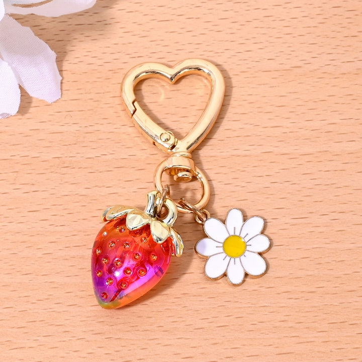 Keychain with Fruity Strawberry Design Kalsten