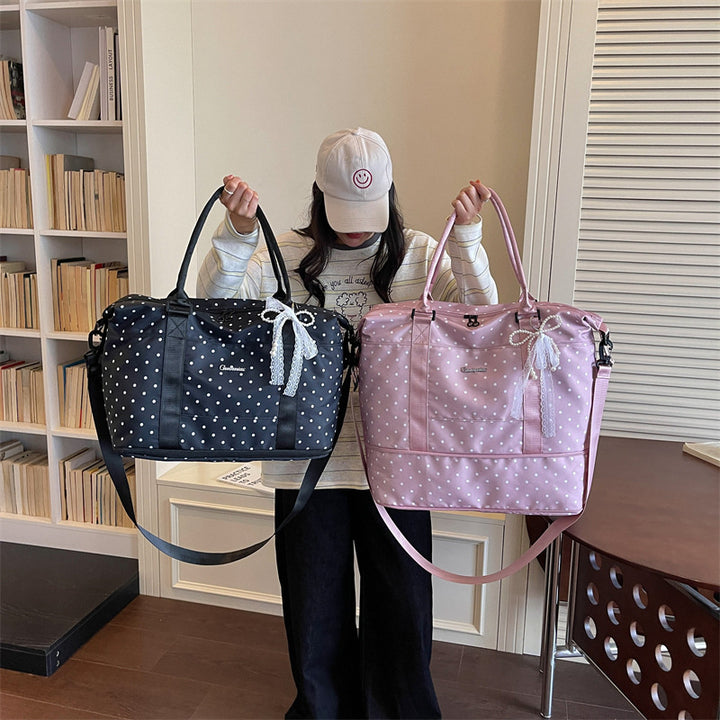 Stylish Polka Dot Weekend Duffel Bag Kalsten