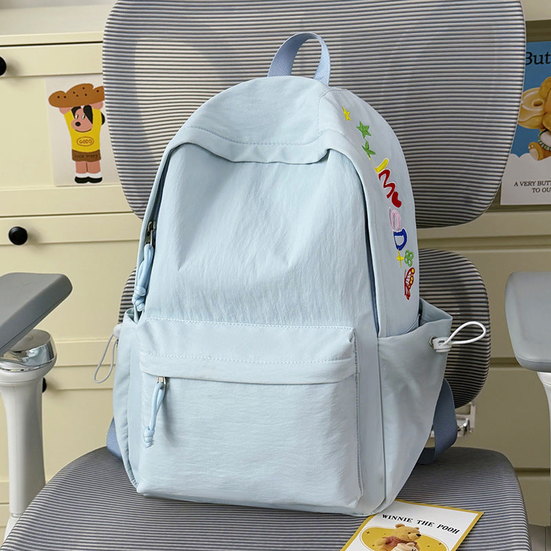 Decorative Character-Embellished Casual Backpack Kalsten