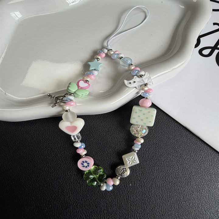Decorative Beaded Charm Necklace Kalsten 1790135825