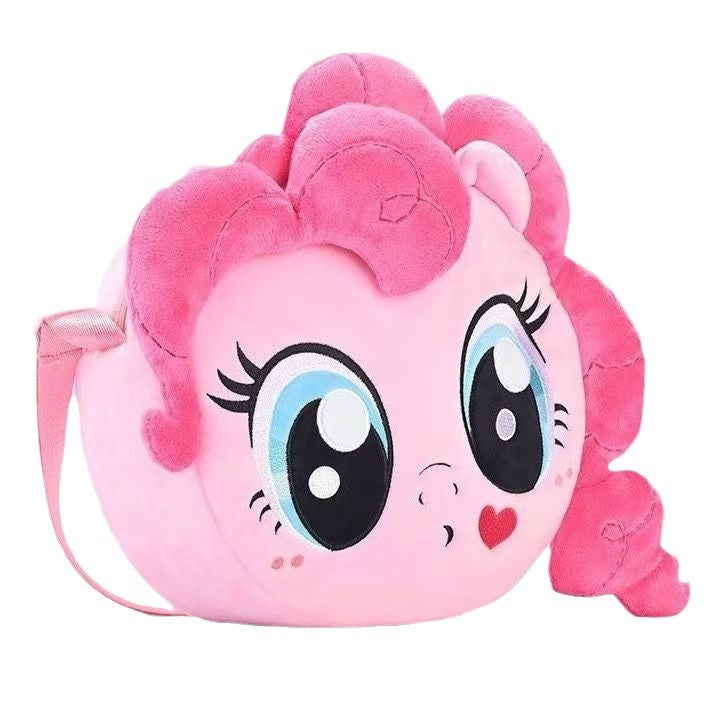 Plush shoulder bag with character design Kalsten