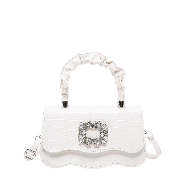 Glamorous Crocodile Texture Evening Handbag Kalsten