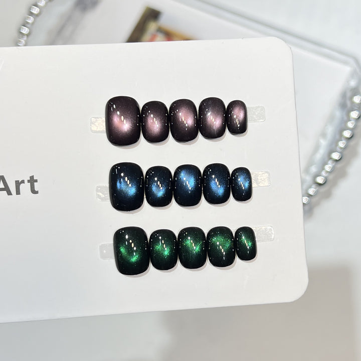 Galaxy Effect Press-On Nail Set Kalsten