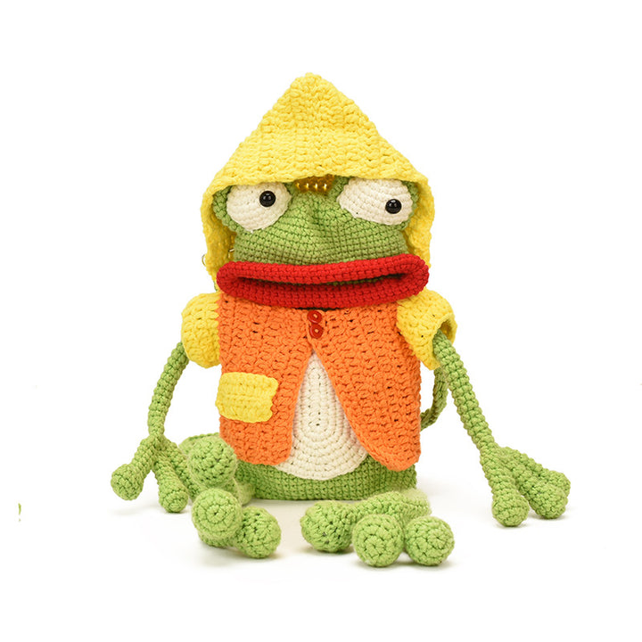 Handcrafted Crochet Frog Toy