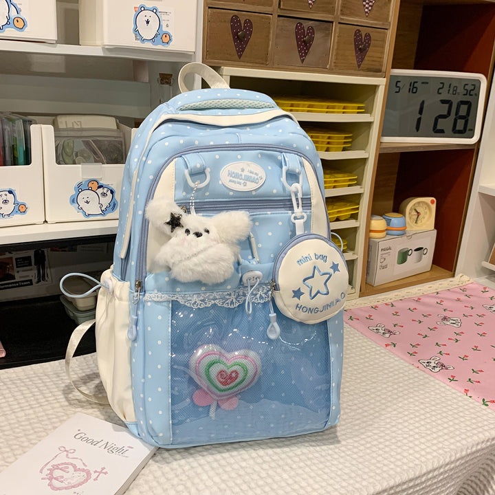 Charming Polka Dot Backpack Kalsten