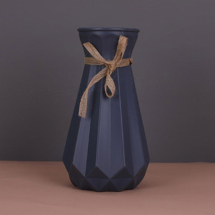 Textured Geometric Decorative Flower Vase Kalsten