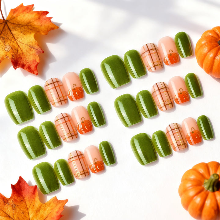 Seasonal Pumpkin Nail Art Set