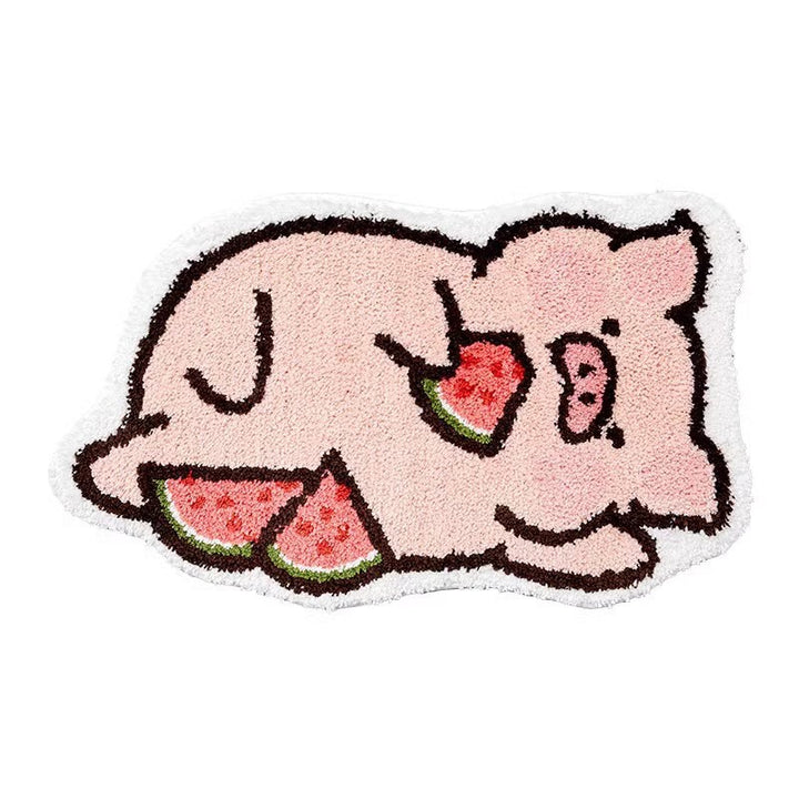 Dog-Themed Plush Area Rug