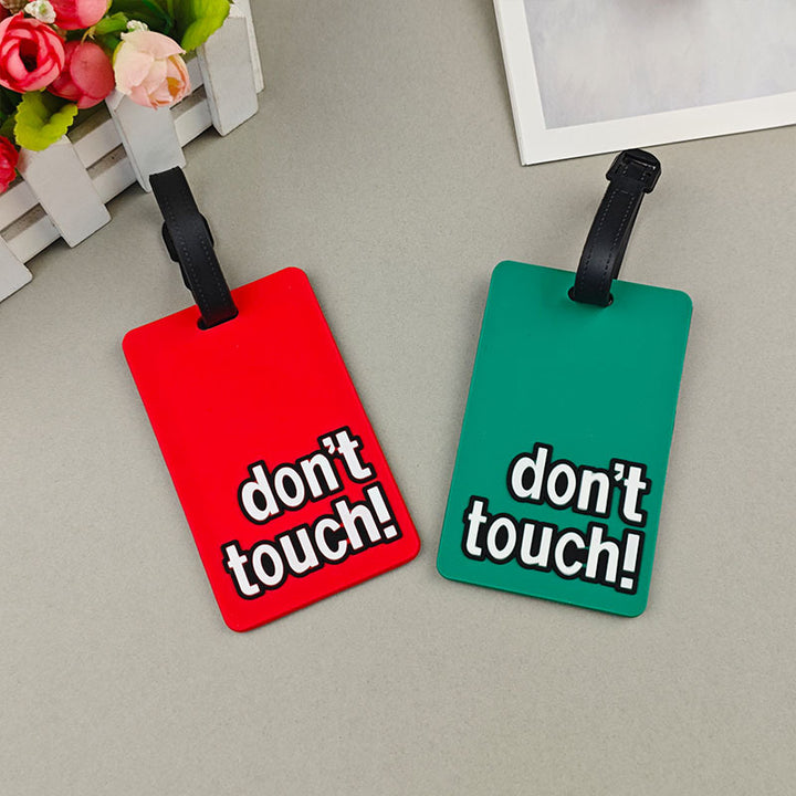 Unisex Luggage Tag with Eye-Catching Warning Message Kalsten