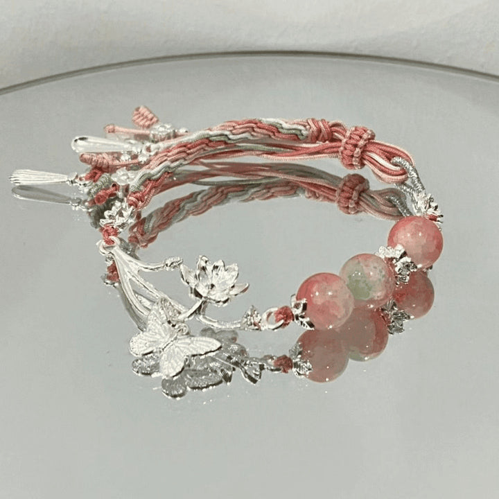 Adjustable Gemstone Charm Bracelet Kalsten