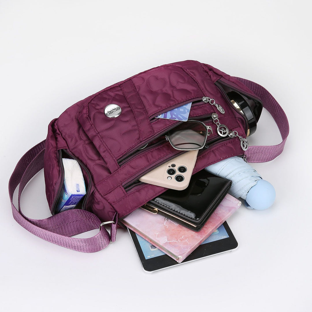 WoQuilted Crossbody Messenger Bag