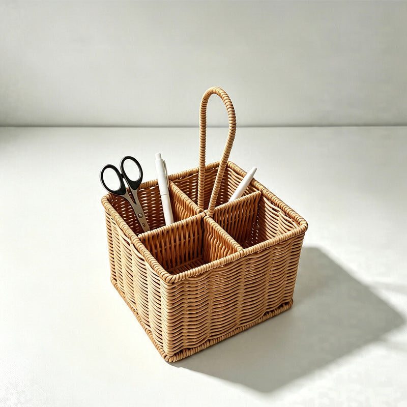 Multi-Compartment Woven Storage Caddy Kalsten