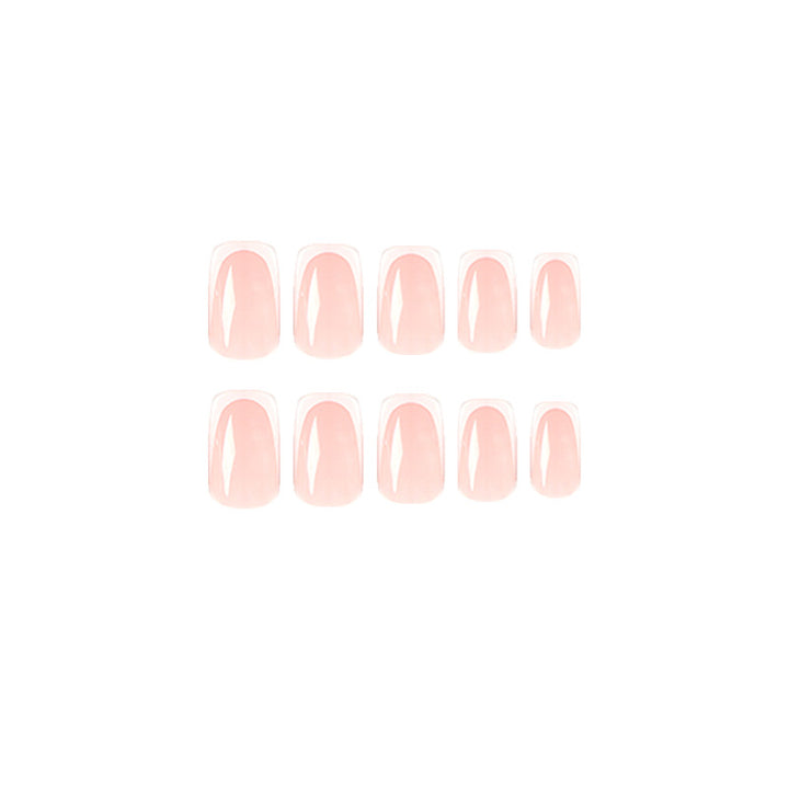 Acrylic nails with elegant French tip Kalsten