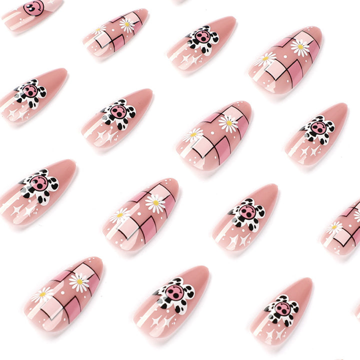 Artful Nail Extensions with Playful Design and Unique Motifs Kalsten