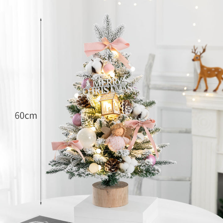 Decorative Mini Christmas Tree with LED Lights