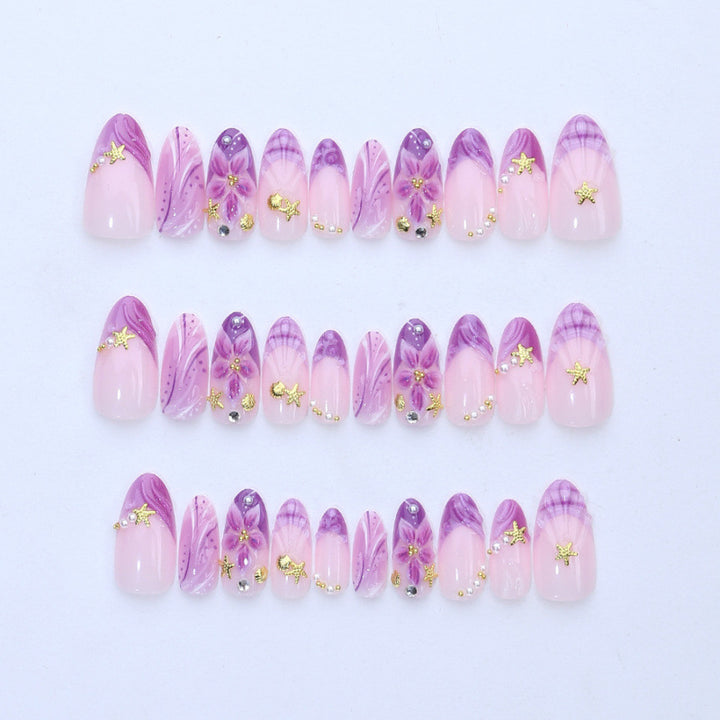 Artistic Ombre Press-On Nail Art Set