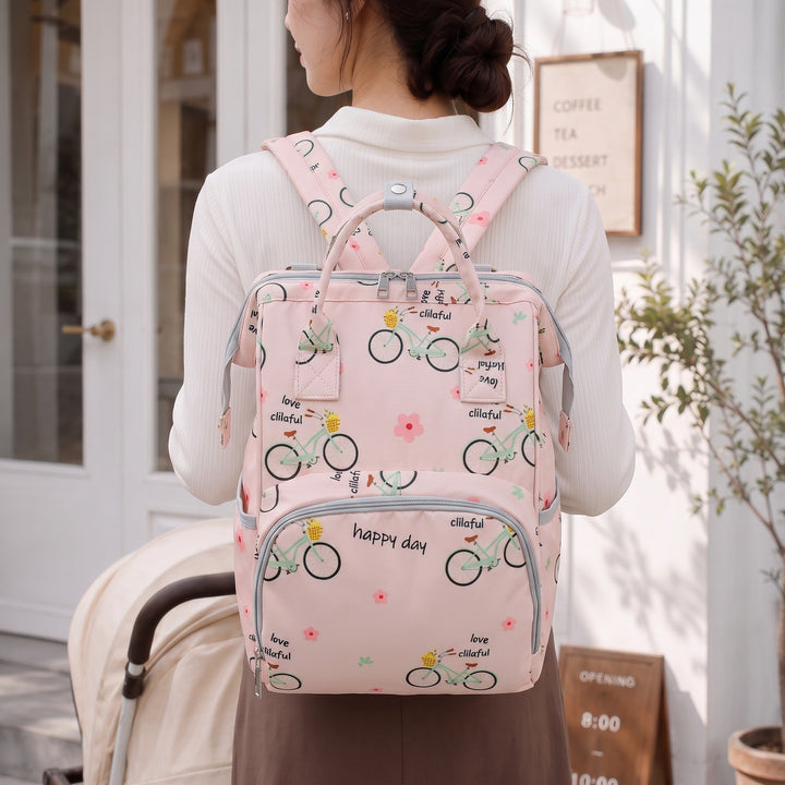 Playful Illustrated Backpack Kalsten