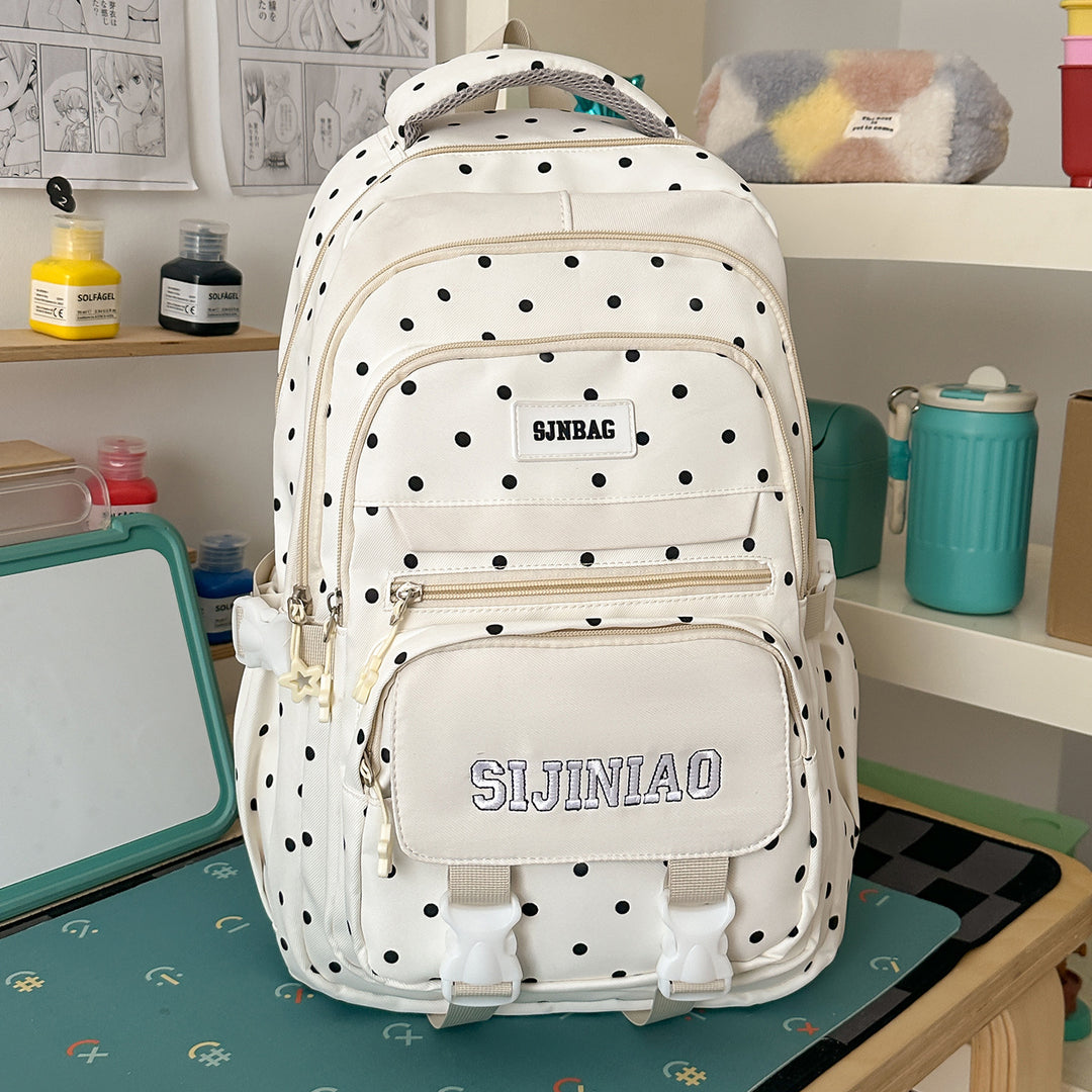Adventurous Polka Dot Backpack Kalsten