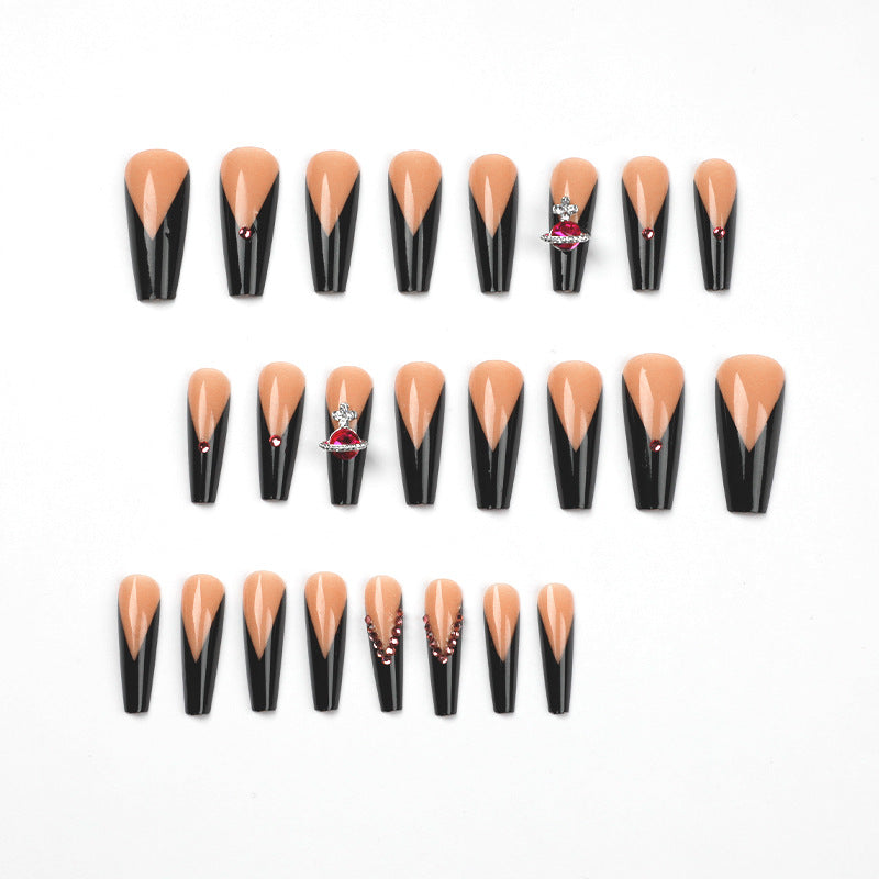 Artful Nail Art with Rhinestones and Shine Kalsten