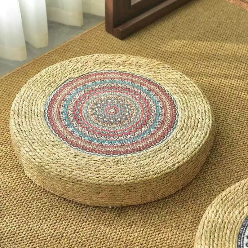 Beef Artificial Leather Pouf Kalsten