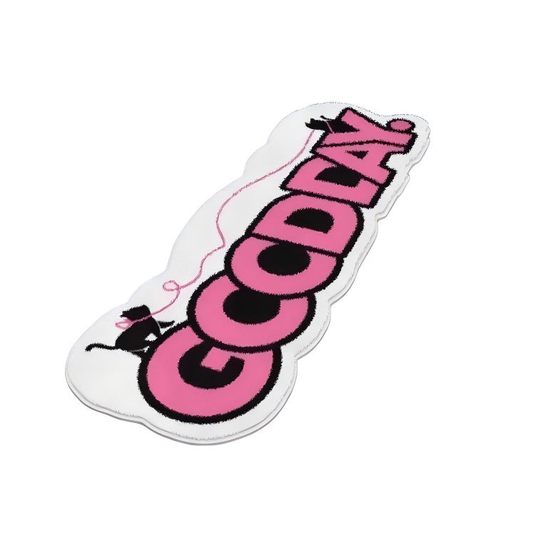 Cute Cartoon Cat-Themed Bath Mat