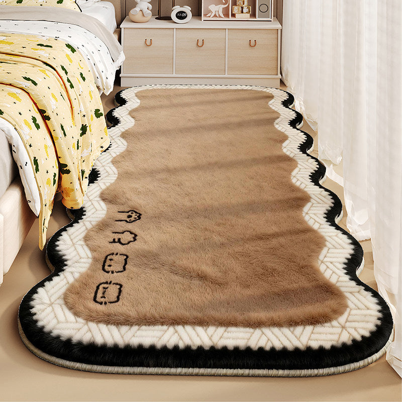 Plush Cartoon-Themed Area Rug